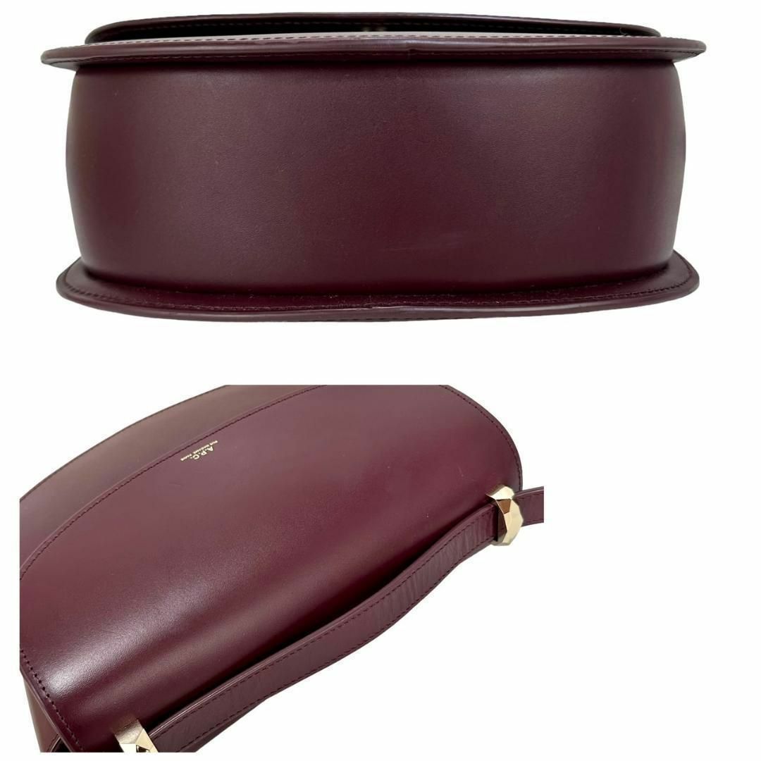 8.3☆極美品☆A.P.C GENEVE ハーフムーン ショルダーバッグ-