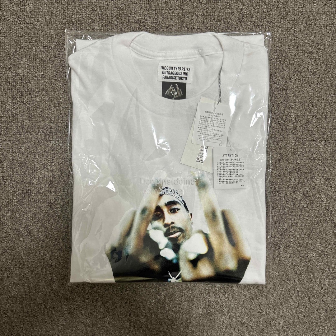 メンズWACKO MARIA TUPAC CREW NECK T-SHIRT