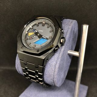 ジーショック(G-SHOCK)のGA-2100本体付き ステンレスベルトセット カシオーク カスタム Gショック(腕時計(アナログ))