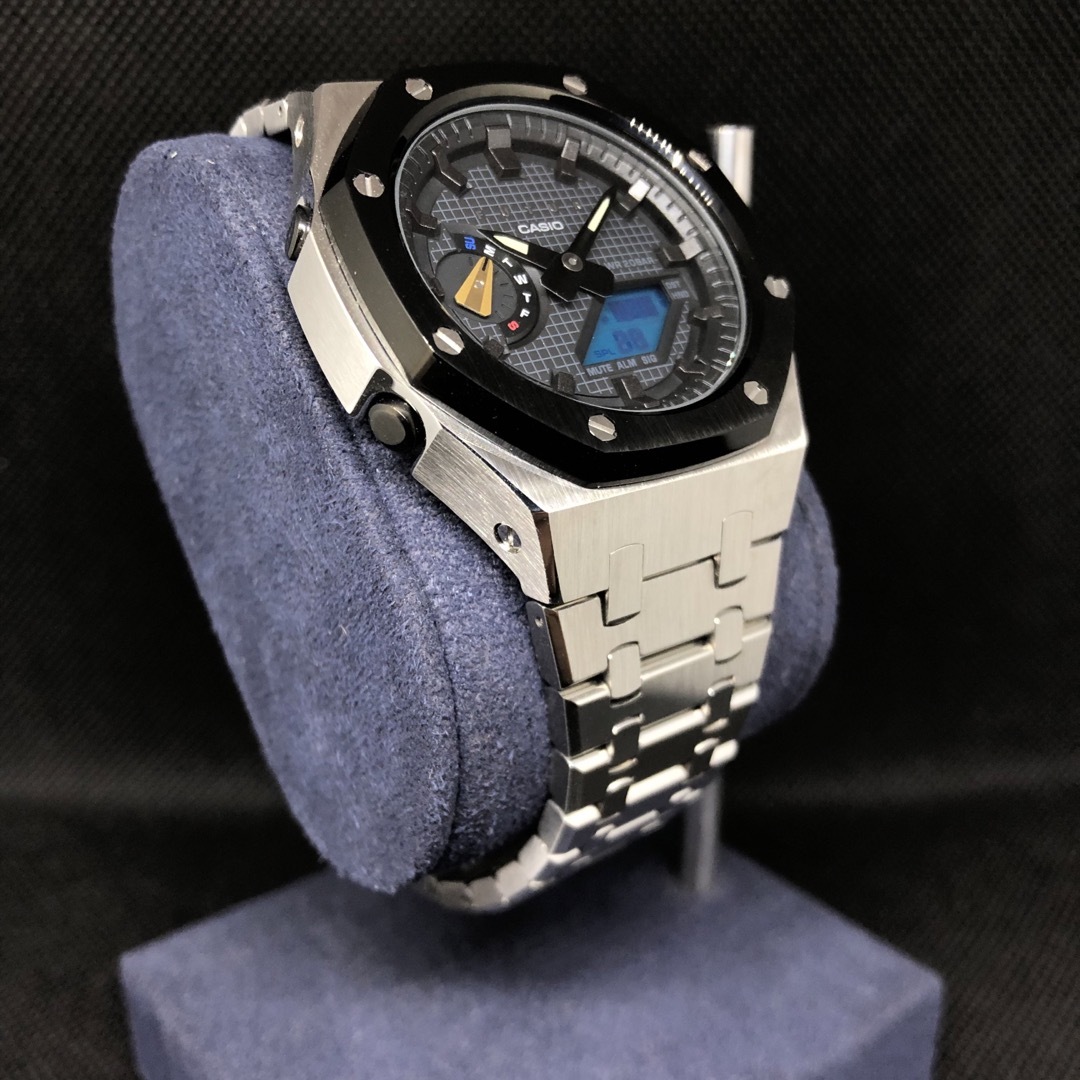 GA-2100本体付き ステンレスベルトセット カシオーク カスタム Gショック