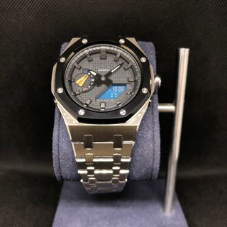 ジーショック(G-SHOCK)のGA-2100本体付き ステンレスベルトセット カシオーク カスタム Gショック(腕時計(アナログ))