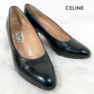 CELINE マーガレットローファー　靴　セリーヌ　バーガンディー