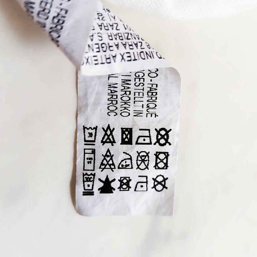 ZARA - 美品♪ ZARA ザラ バックリボンカットソーワンピース 半袖