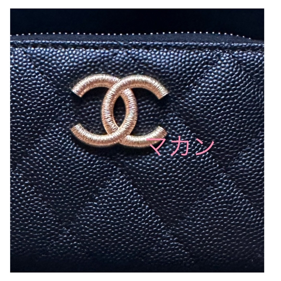 CHANEL 新作 ジップコインパース カードケース 財布 ブラック