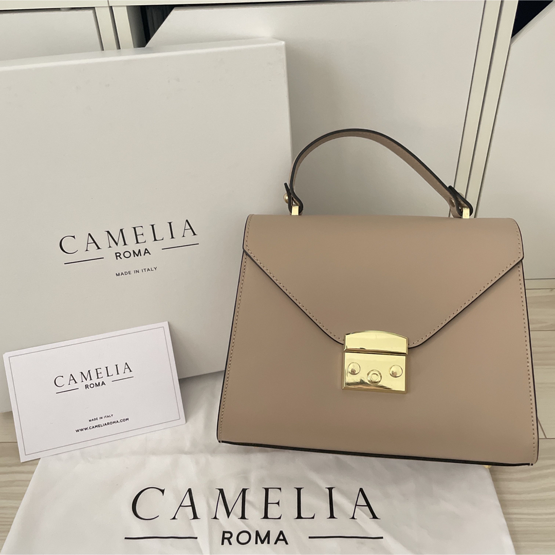 CAMELIA ROMA(カメリアローマ)の【はなお様専用】カメリアローマ　ハンドバッグ レディースのバッグ(ハンドバッグ)の商品写真