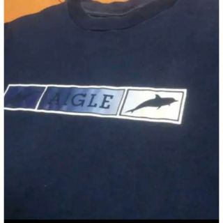 エーグル(AIGLE)のAIGLEネイビーコットンTシャツ(Tシャツ/カットソー(半袖/袖なし))