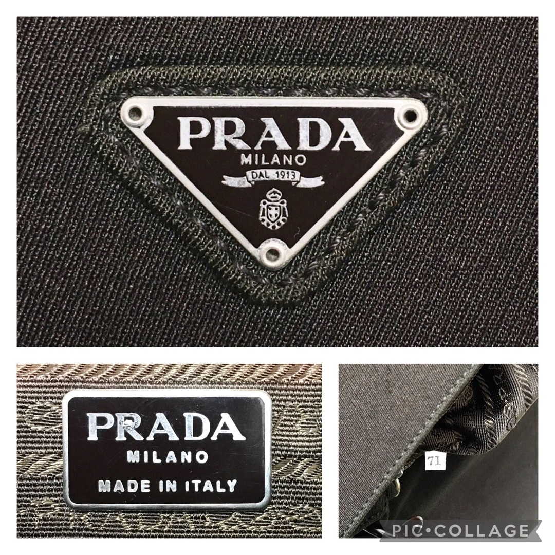 PRADA(プラダ)の☆美品・白タグ付☆PRADA TESSUTO SWINGチェーンショルダーバッグ レディースのバッグ(ショルダーバッグ)の商品写真