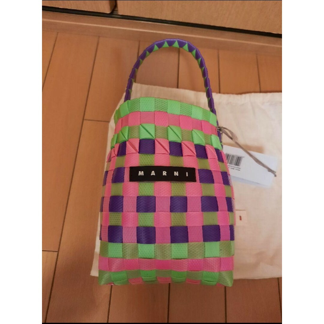 【新品未使用】MARNI かごバック  袋付き