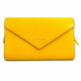 バレンシアガ(Balenciaga)のバレンシアガ BALENCIAGA 長財布 ペーパー レザー イエロー レディース 送料無料【中古】 e56289a(財布)