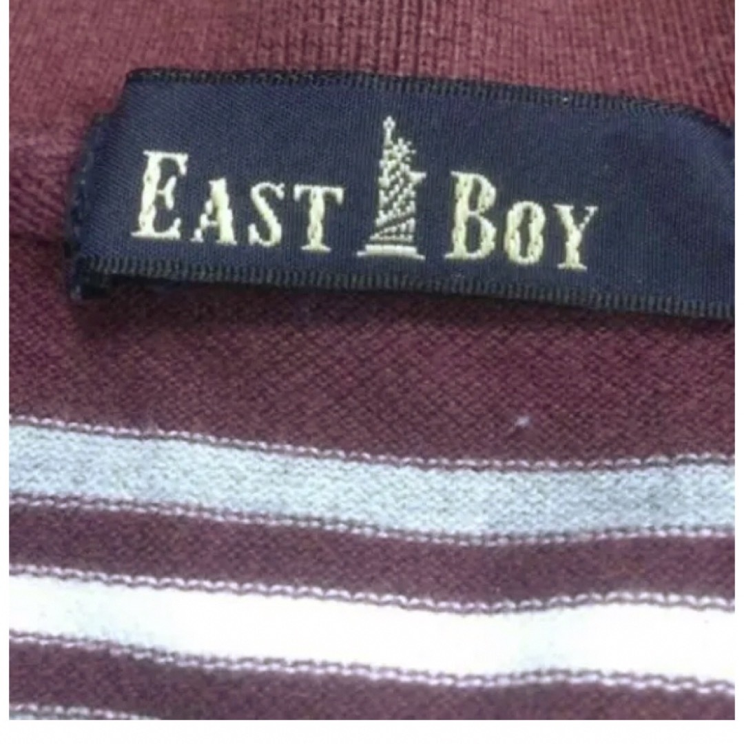 EASTBOY(イーストボーイ)のイーストボーイボーダカノコポロ レディースのトップス(ポロシャツ)の商品写真