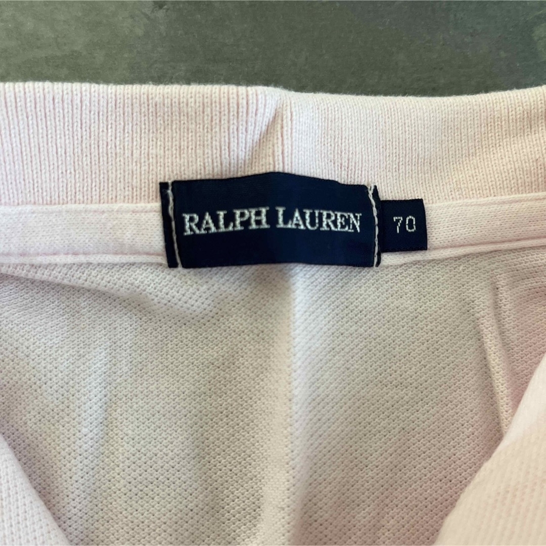 Ralph Lauren(ラルフローレン)のラルフローレン　ベビー服上下セット　70 キッズ/ベビー/マタニティのベビー服(~85cm)(ワンピース)の商品写真