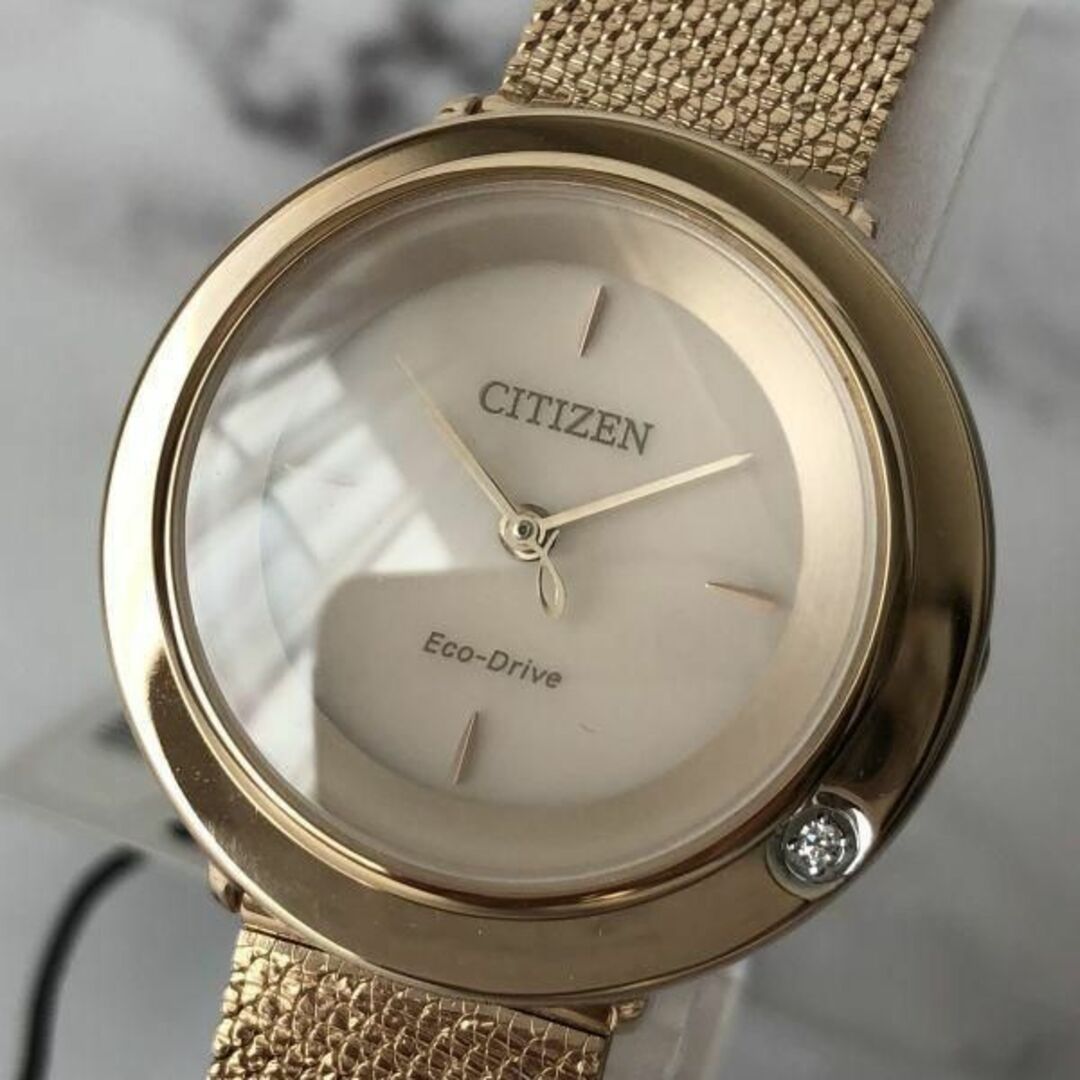 ステンレススチールバンド素材シチズン エコドライブ ソーラー 腕時計 CITIZEN レディース