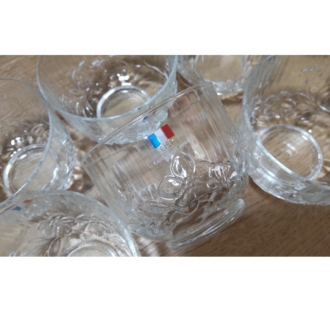 ガラスコップ  １０客セット  KAMEI GLASS JAPAN インテリア/住まい/日用品のキッチン/食器(グラス/カップ)の商品写真