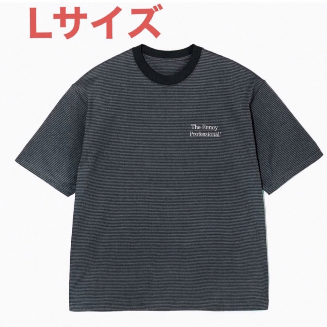 ennoy S/S Border T-Shirt (BLACK × WHITE)の+inforsante.fr