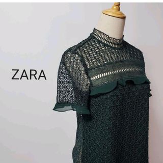 ザラ(ZARA)のZARA！レーストップス(シャツ/ブラウス(半袖/袖なし))