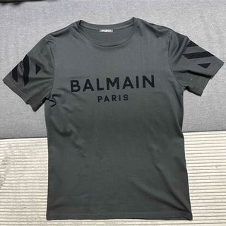 バルマン(BALMAIN)のほぼ未使用 BALMAIN バルマン ブラック コットン Tシャツ M(Tシャツ/カットソー(半袖/袖なし))