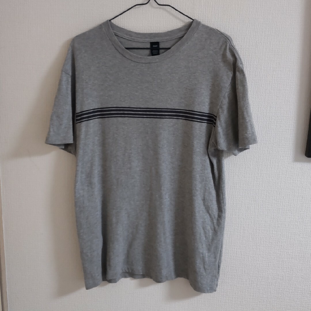 GAP(ギャップ)のGAP ギャップ Ｔシャツ グレー S/P 表記 M相当 匿名配送 メンズのトップス(Tシャツ/カットソー(半袖/袖なし))の商品写真