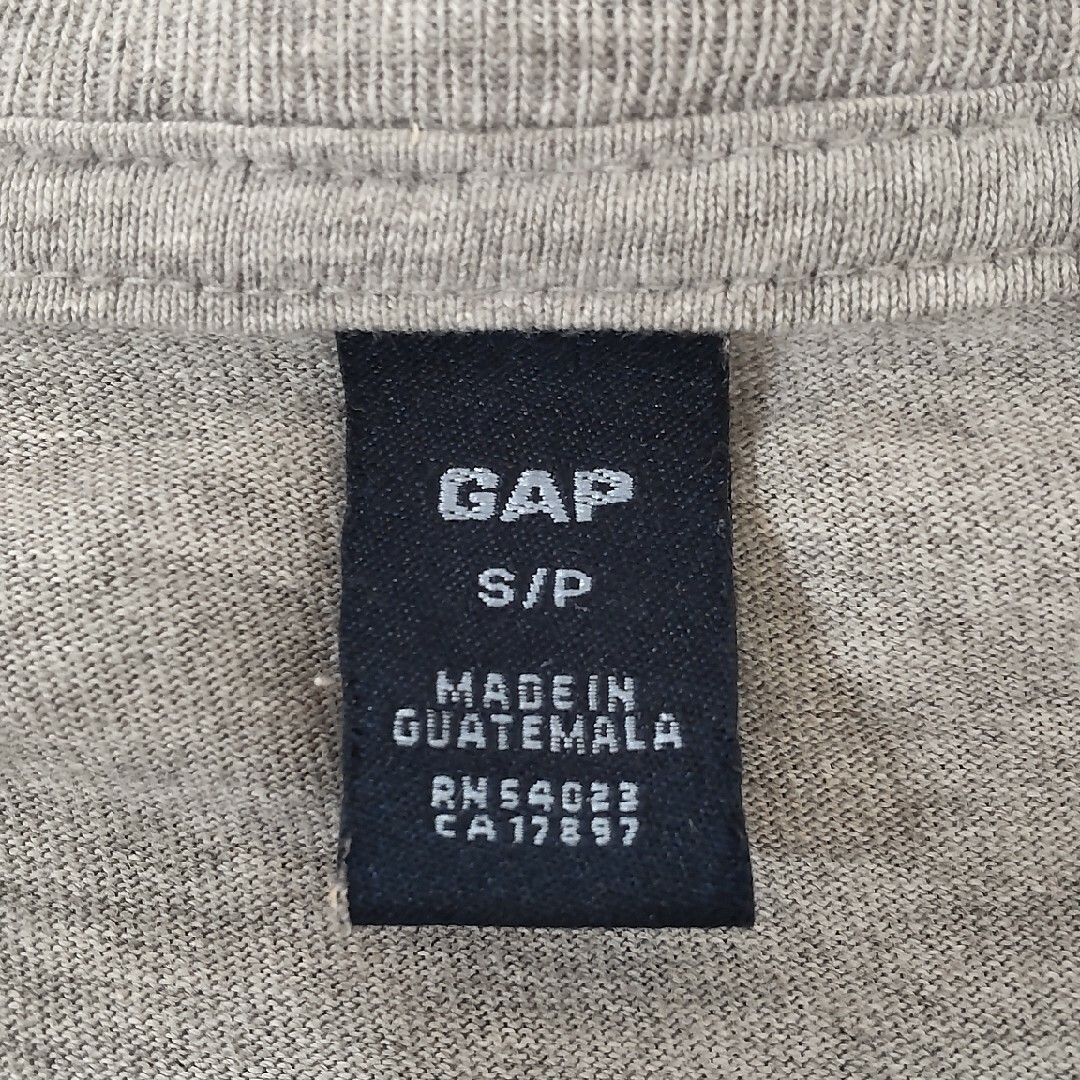 GAP(ギャップ)のGAP ギャップ Ｔシャツ グレー S/P 表記 M相当 匿名配送 メンズのトップス(Tシャツ/カットソー(半袖/袖なし))の商品写真