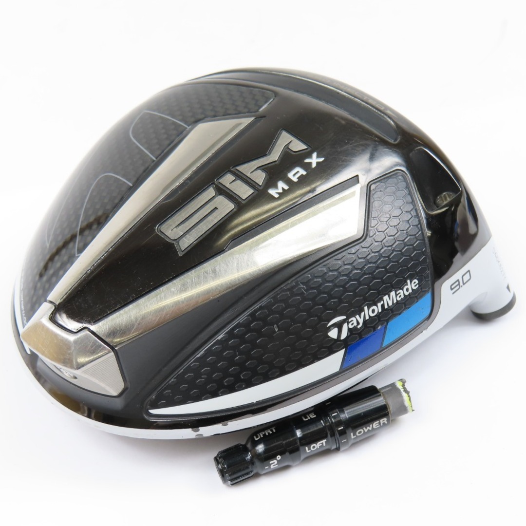 no brand ノーブランド ゴルフ ヘッド TaylorMade テーラーメイド SIM MAX 9.0 ドライバー ヘッド 046K627Y SPEED INJECTED AERODYNAMIC SOLE DESIGN その他小物 チタン/グラファイト ブラック