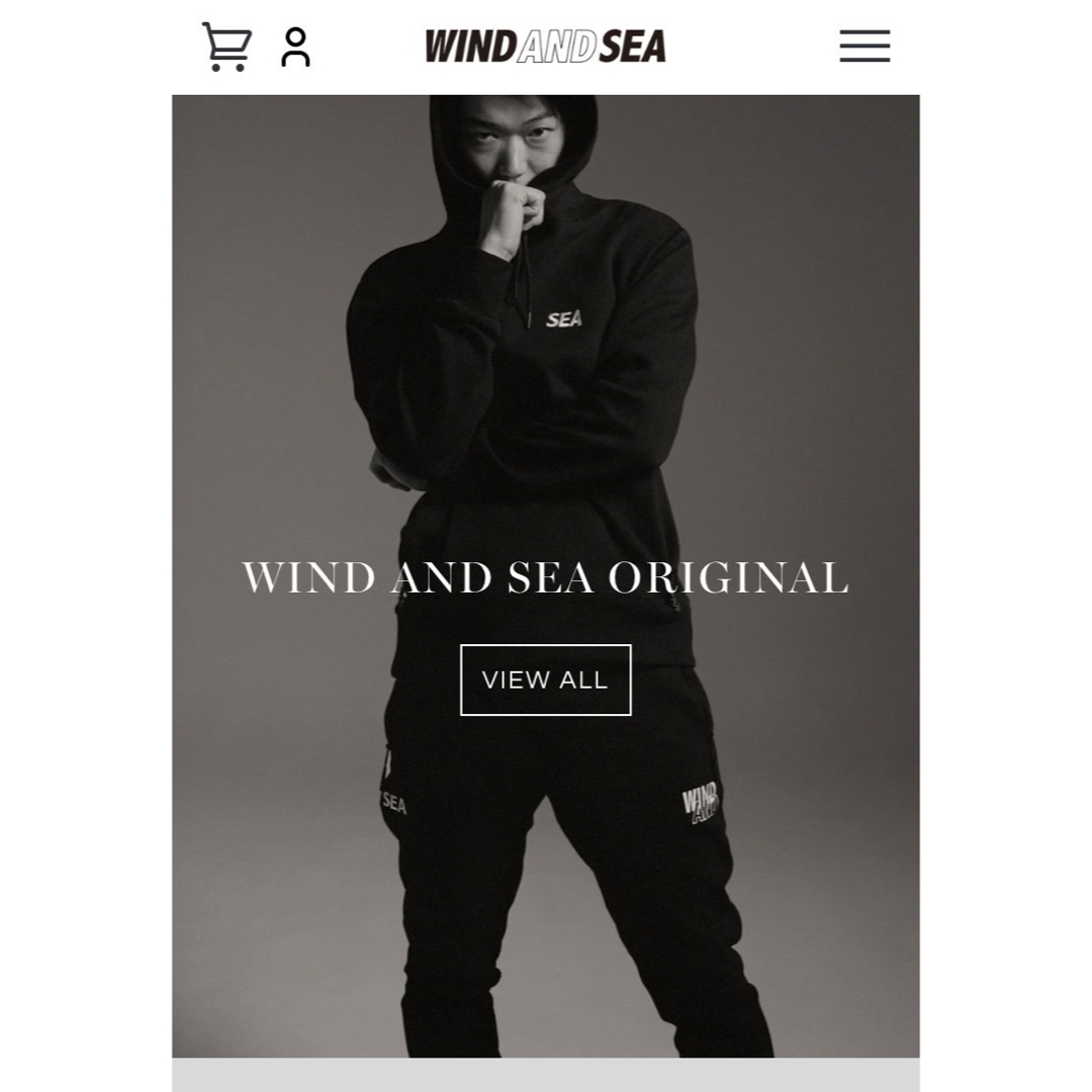 WIND AND SEA(ウィンダンシー)のWIND AND SEA ウィンダンシー　セットアップ メンズのトップス(パーカー)の商品写真