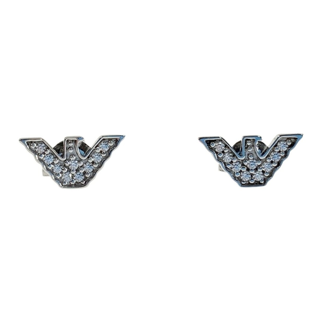 〇〇EMPORIO ARMANI エンポリオアルマーニ イーグルマーク シルバー ピアス アクセサリー シルバー925レディース