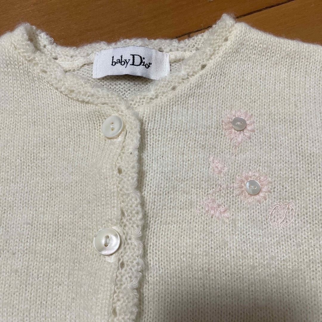 baby Dior(ベビーディオール)のBabyディオールカーディガン80 キッズ/ベビー/マタニティのベビー服(~85cm)(カーディガン/ボレロ)の商品写真