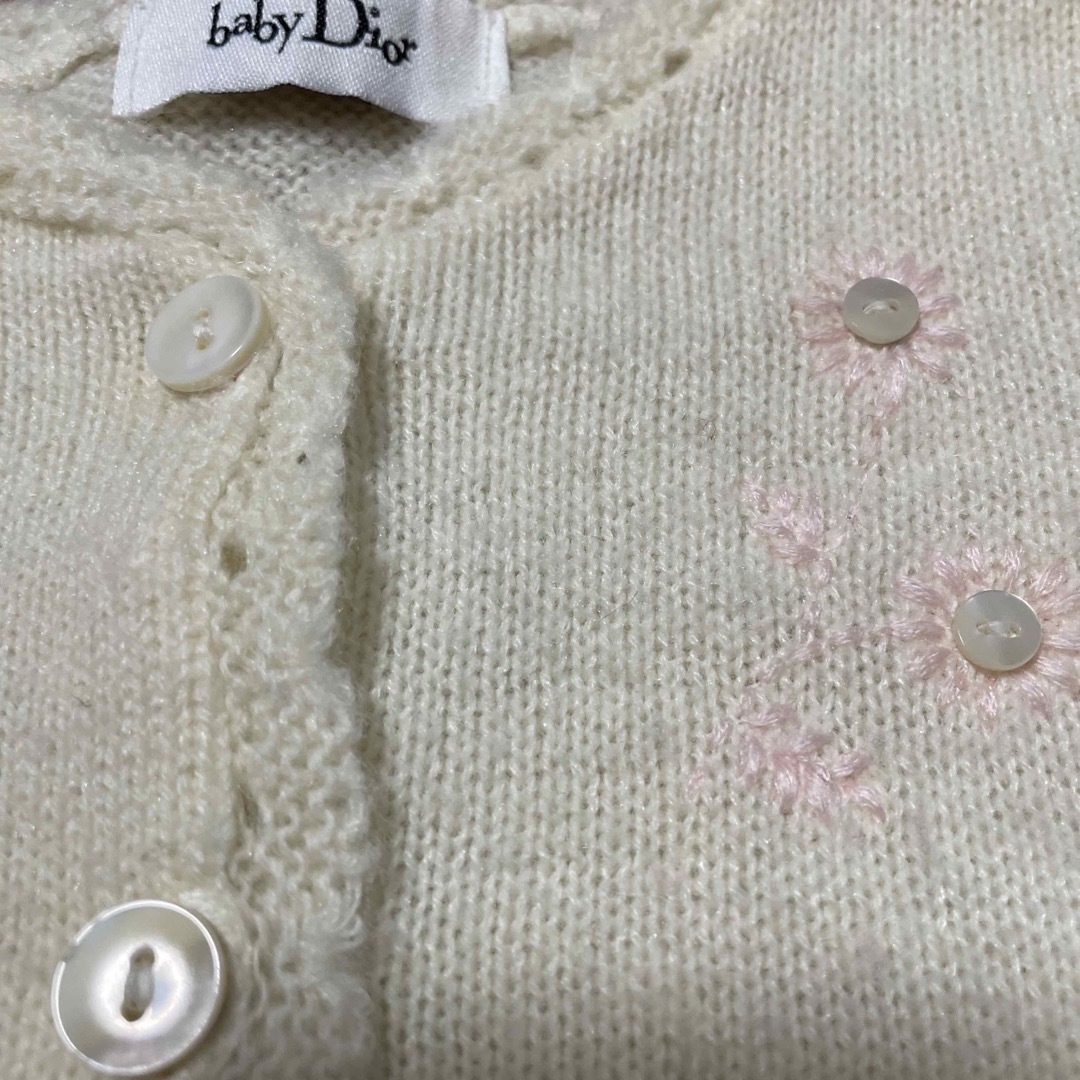 baby Dior(ベビーディオール)のBabyディオールカーディガン80 キッズ/ベビー/マタニティのベビー服(~85cm)(カーディガン/ボレロ)の商品写真