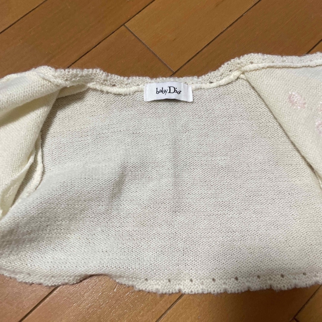 baby Dior(ベビーディオール)のBabyディオールカーディガン80 キッズ/ベビー/マタニティのベビー服(~85cm)(カーディガン/ボレロ)の商品写真