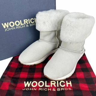 ウールリッチ(WOOLRICH)の☆美品☆ウールリッチ ムートンブーツ 約24cm ショートブーツ 冷房対策にも(ブーツ)