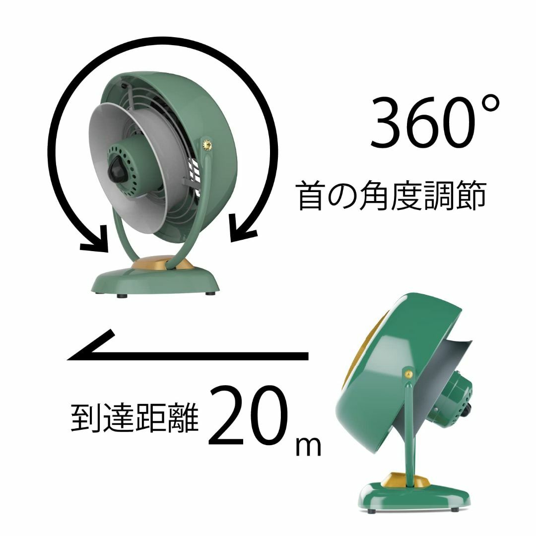 ボルネード サーキュレーター 24畳 空気循環 衣類乾燥 観葉植物 クラシック