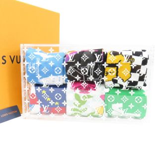 ルイヴィトン(LOUIS VUITTON)の未使用品 LOUIS VUITTON ルイヴィトン ショセットセットアーカイブ M 靴下 6点セット レア MP3137 その他小物 プラスチック/コットン/ポリアミド マルチカラー【中古】(その他)