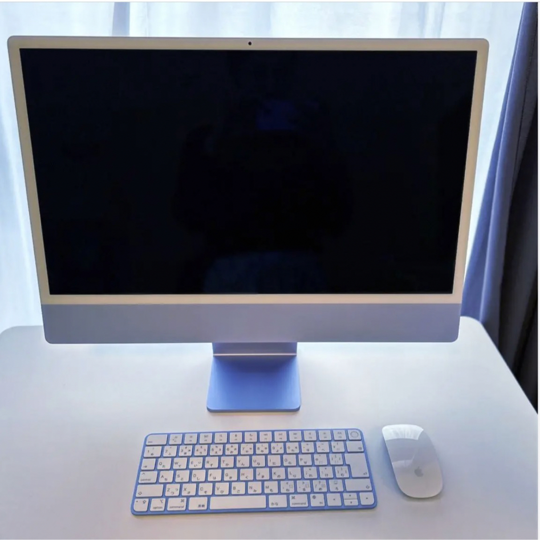 ディスクトップパソコンI mac 24 インチ パープル