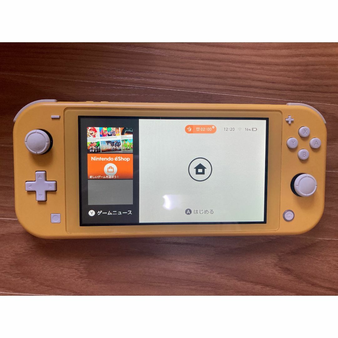 ニンテンドースイッチライト イエロー 美品 カバー付き