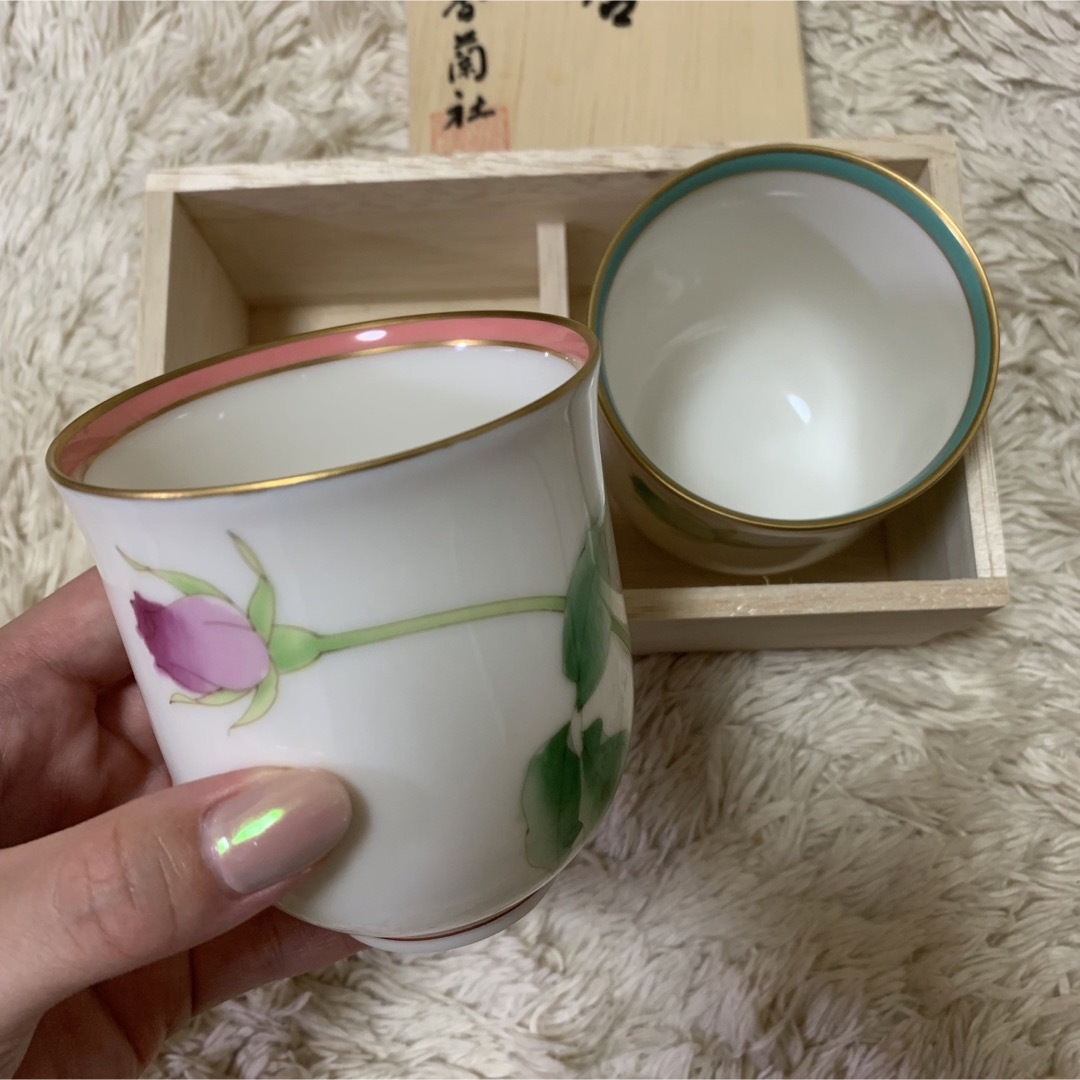 香蘭社 - 香蘭社 湯呑みペア 組湯呑みセット 陶器の通販 by m♩ shop