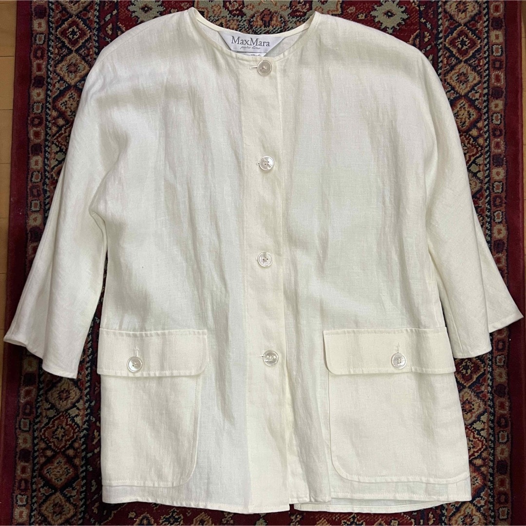 Max Mara(マックスマーラ)のMax Mara linen shirt jacket レディースのジャケット/アウター(その他)の商品写真