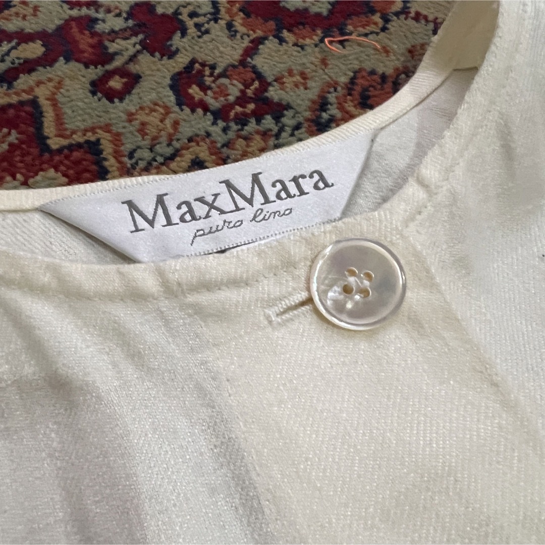 Max Mara(マックスマーラ)のMax Mara linen shirt jacket レディースのジャケット/アウター(その他)の商品写真