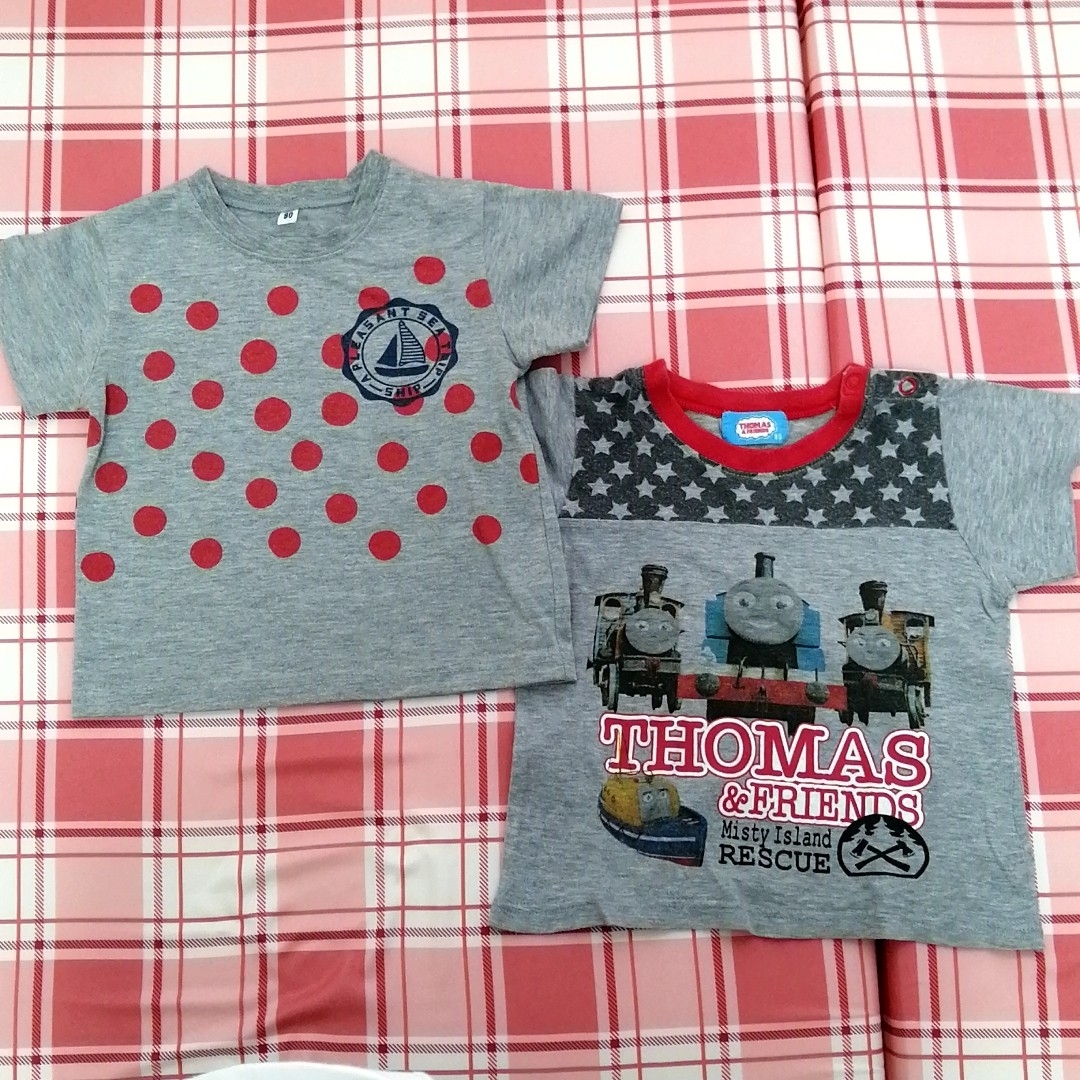 半袖Tシャツ・2枚セット キッズ/ベビー/マタニティのキッズ服男の子用(90cm~)(Tシャツ/カットソー)の商品写真