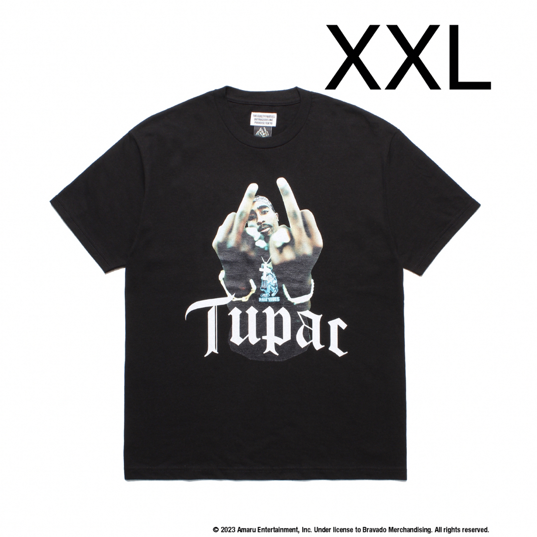 XXLサイズ wackomaria tupac 2pac Tシャツ 黒