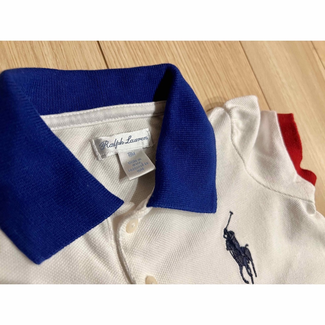 Ralph Lauren(ラルフローレン)の【着用2回美品】ラルフローレン 18M ポロワンピース キッズ/ベビー/マタニティのベビー服(~85cm)(ワンピース)の商品写真