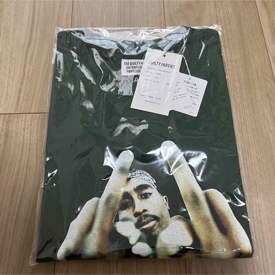 XXLサイズ wackomaria tupac 2pac Tシャツ 緑