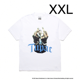 ワコマリア(WACKO MARIA)のXXLサイズ wackomaria tupac 2pac Tシャツ 白(Tシャツ/カットソー(半袖/袖なし))