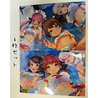 ホロライブ　クリアファイル6枚セット　コンプティーク 2022年10月号(クリアファイル)