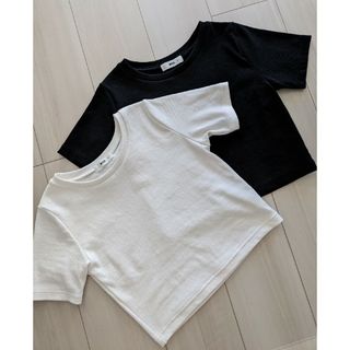 ウィゴー(WEGO)のウィゴー　WEGO　リブショートTシャツ(Tシャツ(半袖/袖なし))