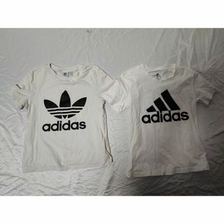 アディダス(adidas)のadidas 半袖 Tシャツ トップス 2枚セット レディース M(シャツ/ブラウス(長袖/七分))