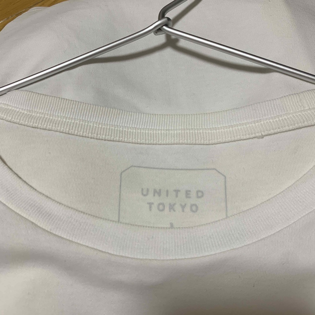 UNITED TOKYO(ユナイテッドトウキョウ)のUNITED TOKYO ホワイトTシャツ　L メンズのトップス(Tシャツ/カットソー(半袖/袖なし))の商品写真