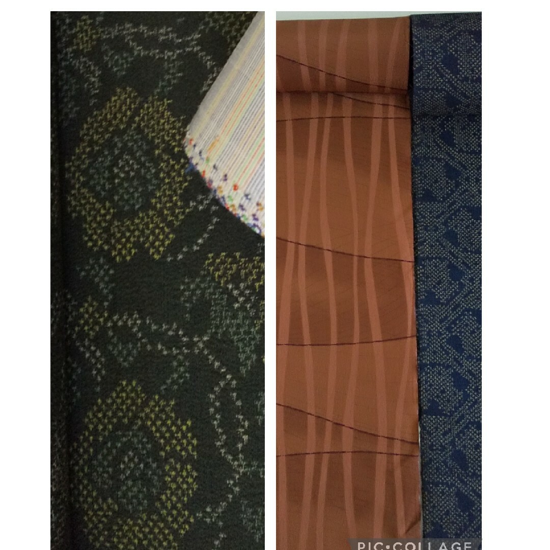 浴衣反物    着物反物    リメイク用    レトロ ハンドメイドの素材/材料(生地/糸)の商品写真