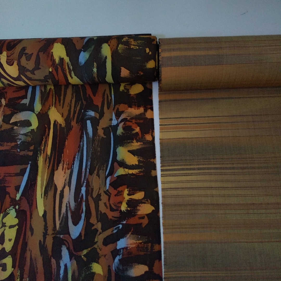 浴衣反物    着物反物    リメイク用    レトロ ハンドメイドの素材/材料(生地/糸)の商品写真