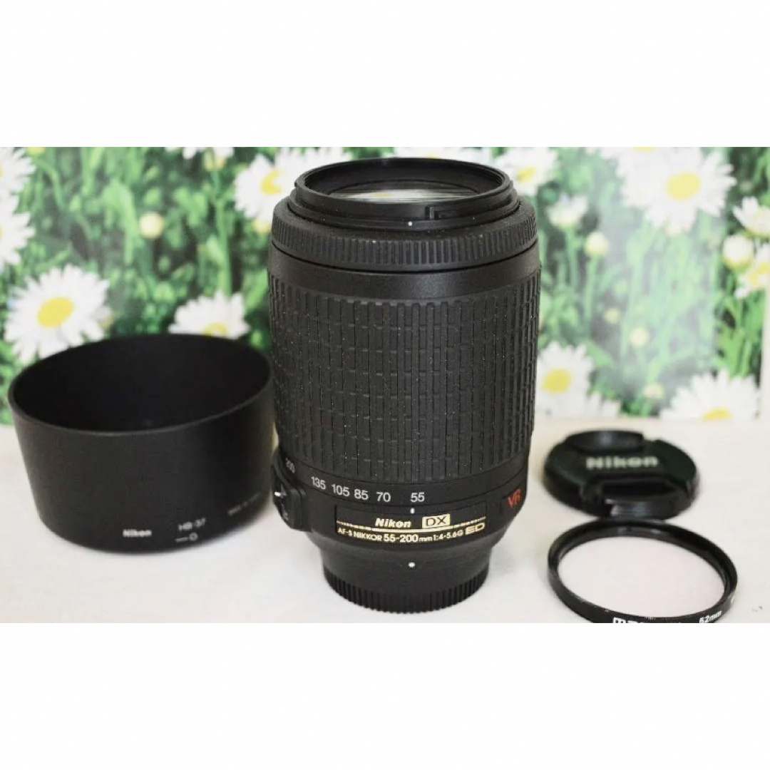 美品❤大人気手ぶれ補正望遠❤Nikon ニコン AF-S 55-300mm VR