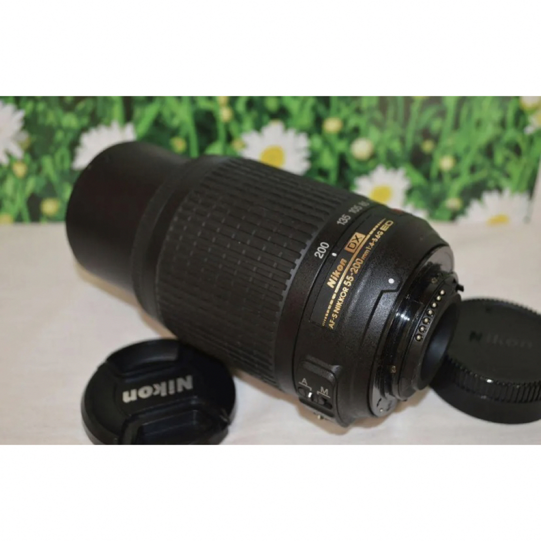 ❤手振れ補正❤️Nikon❤AF-S 55-200mm VR❤️人気望遠レンズ-