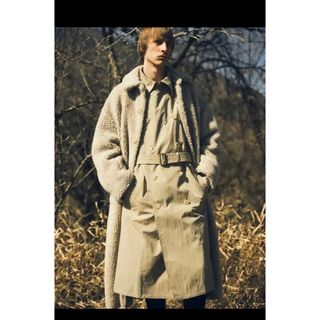 Blanc YM 21aw Wool Pile Balmacaan coat | www.innoveering.net